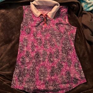 4 ladies small JoFit blouses. 1 JoFit Small black skort